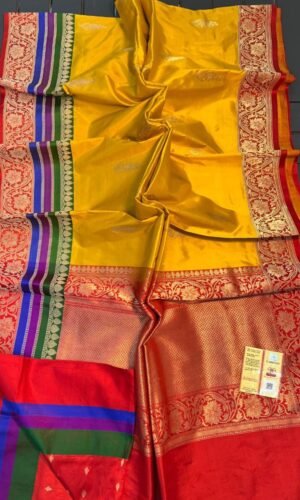 Pure Handloom Banarasi Katan Silk Saree